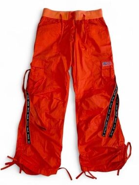 Y2K UFO low rise cargo parachute pants